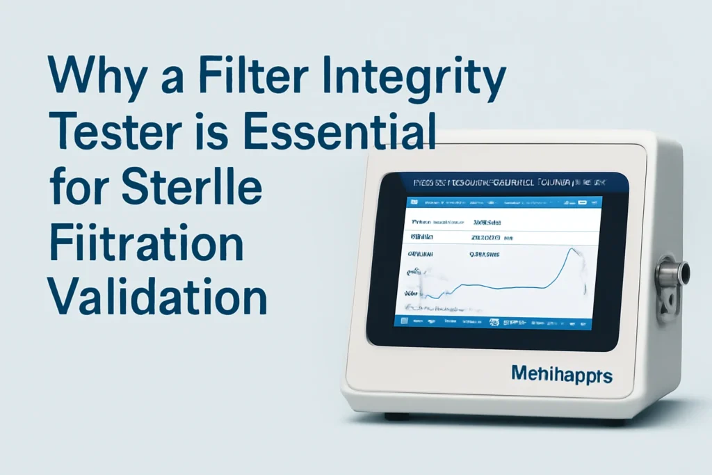 Why a Filter Integrity Tester Is Essential for Sterile-Filtration Validation