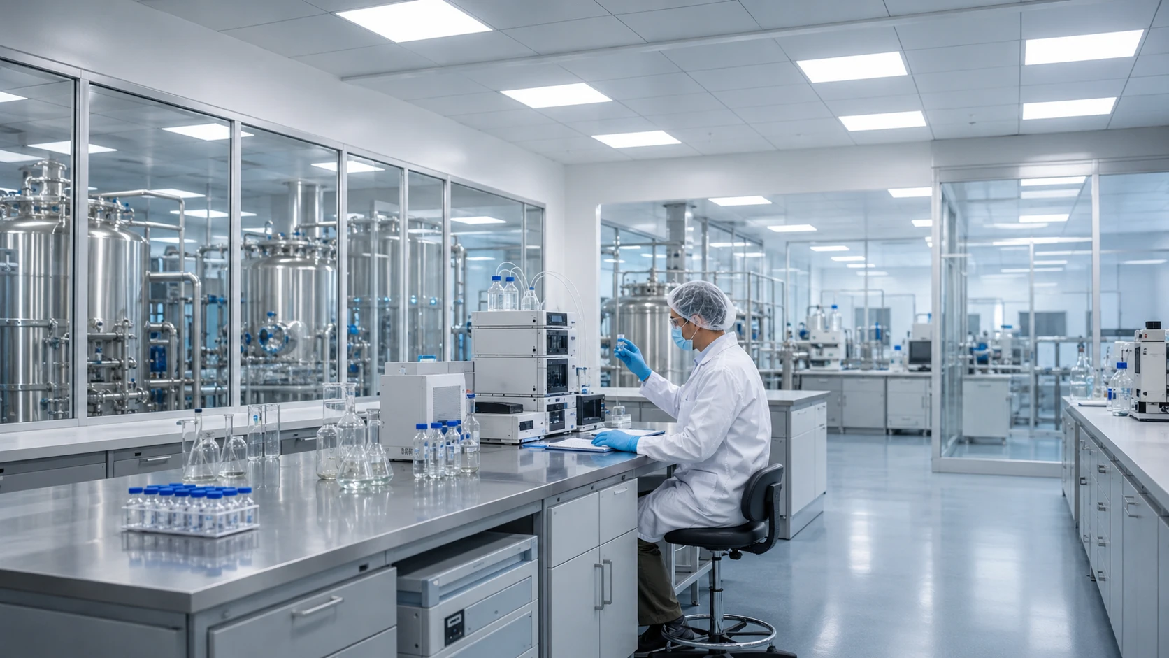 Pharmaceutical laboratory for cleaning validation